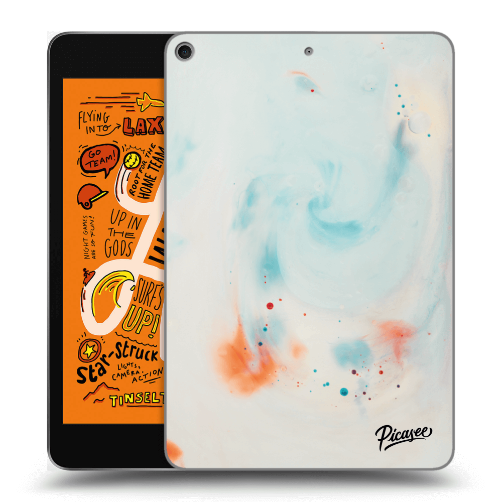 Picasee silikonski črni ovitek za Apple iPad mini 2019 (5. gen) - Splash