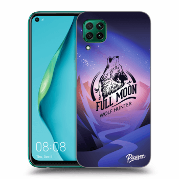 Picasee silikonski prozorni ovitek za Huawei P40 Lite - Wolf