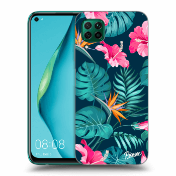 Ovitek za Huawei P40 Lite - Pink Monstera