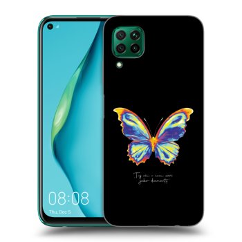 Ovitek za Huawei P40 Lite - Diamanty Black