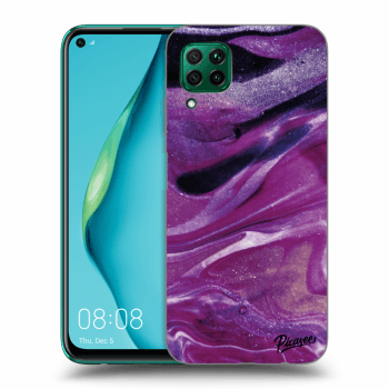 Ovitek za Huawei P40 Lite - Purple glitter