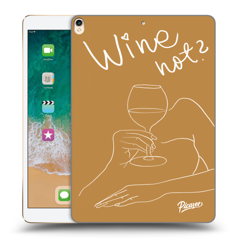 Picasee silikonski prozorni ovitek za Apple iPad Pro 10.5" 2017 (2. gen) - Wine not