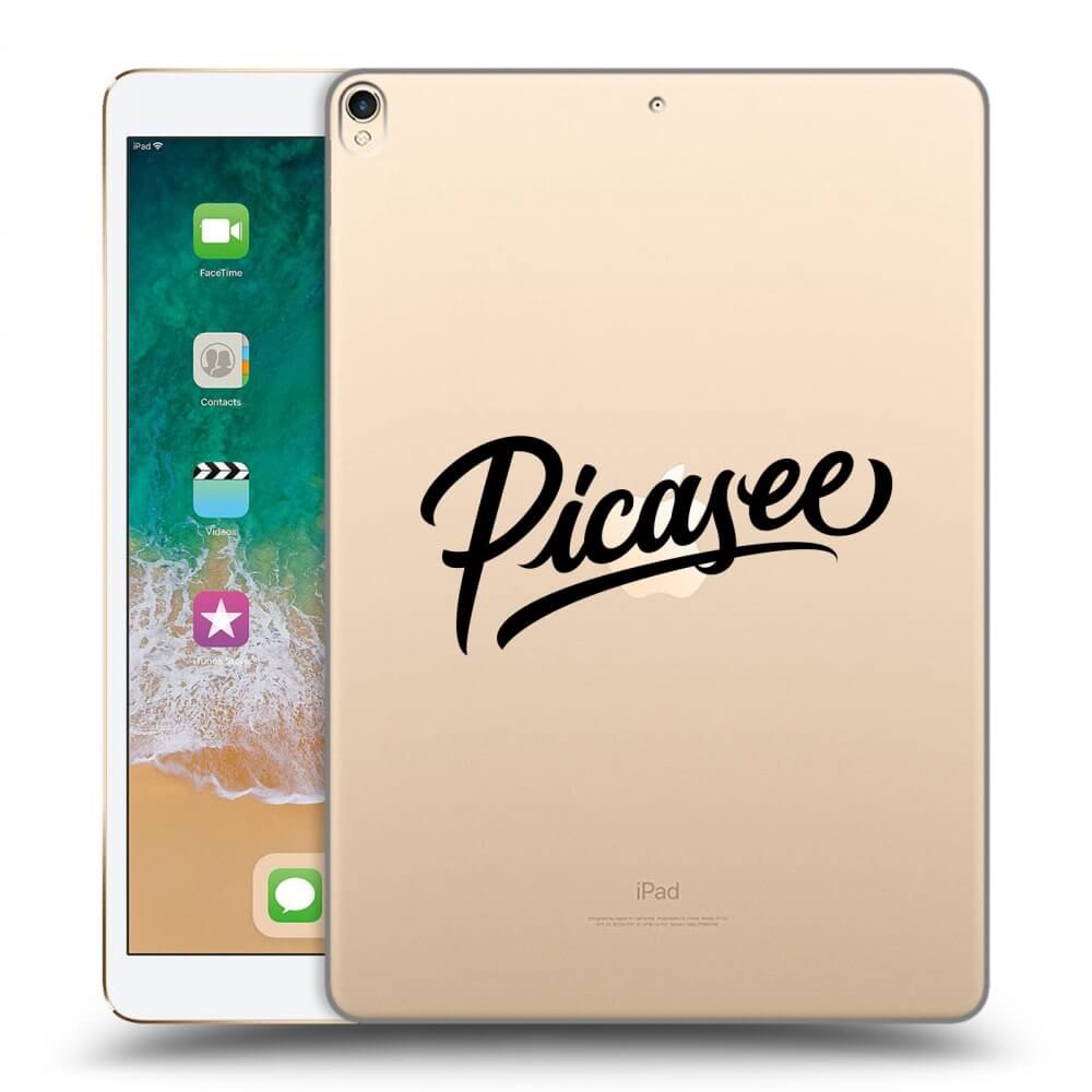 Picasee silikonski prozorni ovitek za Apple iPad Pro 10.5" 2017 (2. gen) - Picasee - old logo - black