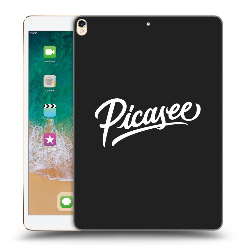 Picasee silikonski črni ovitek za Apple iPad Pro 10.5" 2017 (2. gen) - Picasee - old logo - white