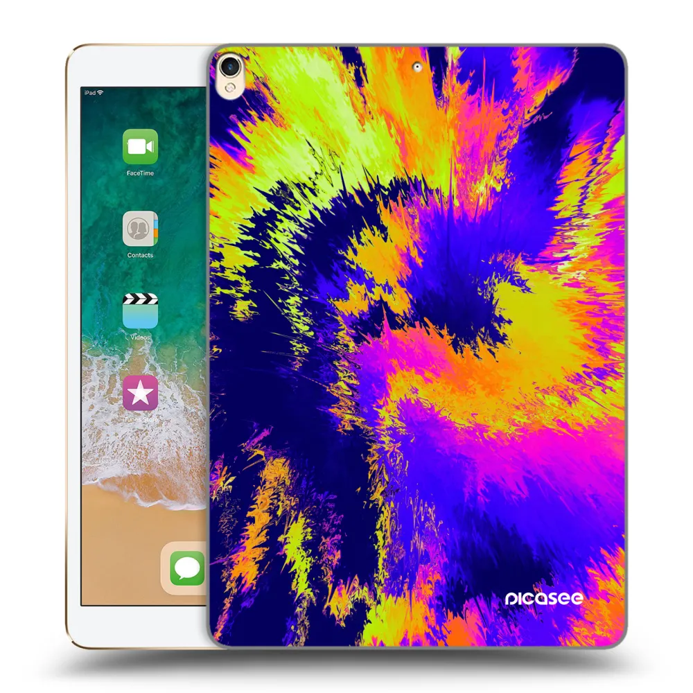 Picasee silikonski prozorni ovitek za Apple iPad Pro 10.5" 2017 (2. gen) - Burn