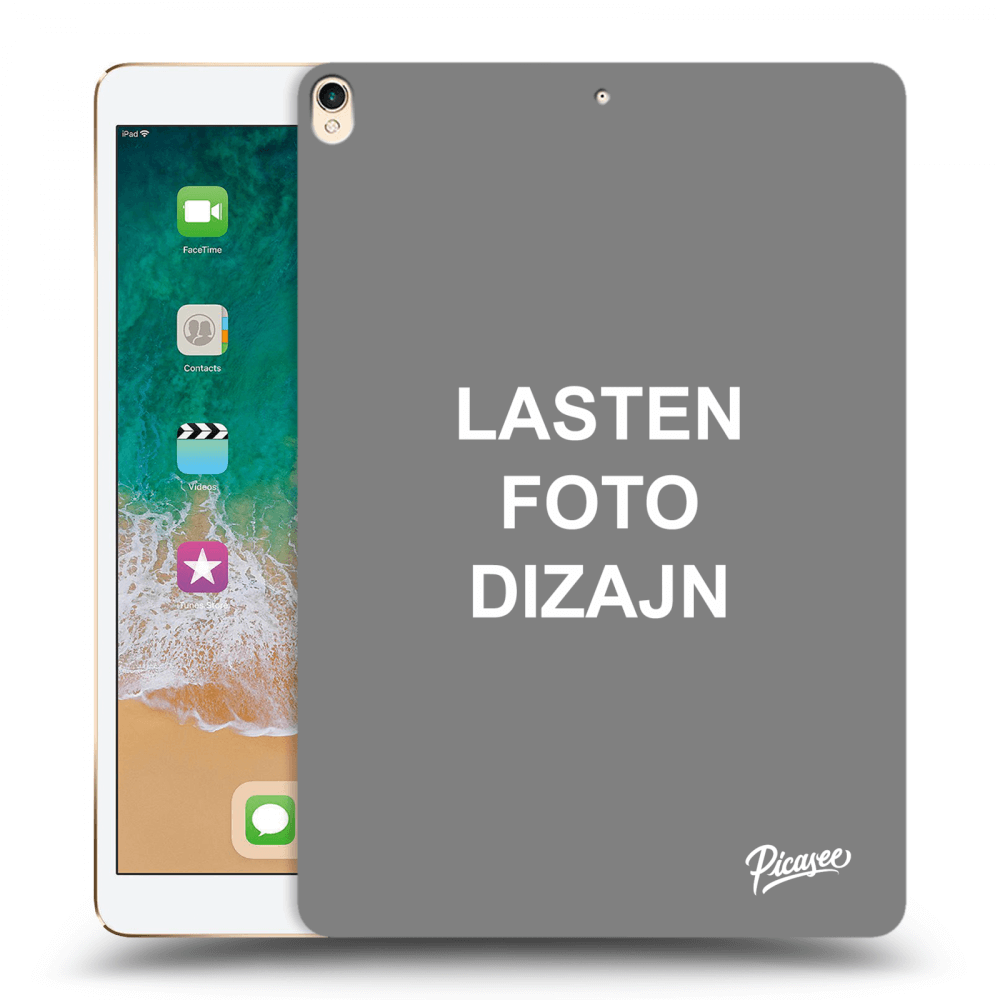 Picasee silikonski prozorni ovitek za Apple iPad Pro 10.5" 2017 (2. gen) - Lasten foto dizajn