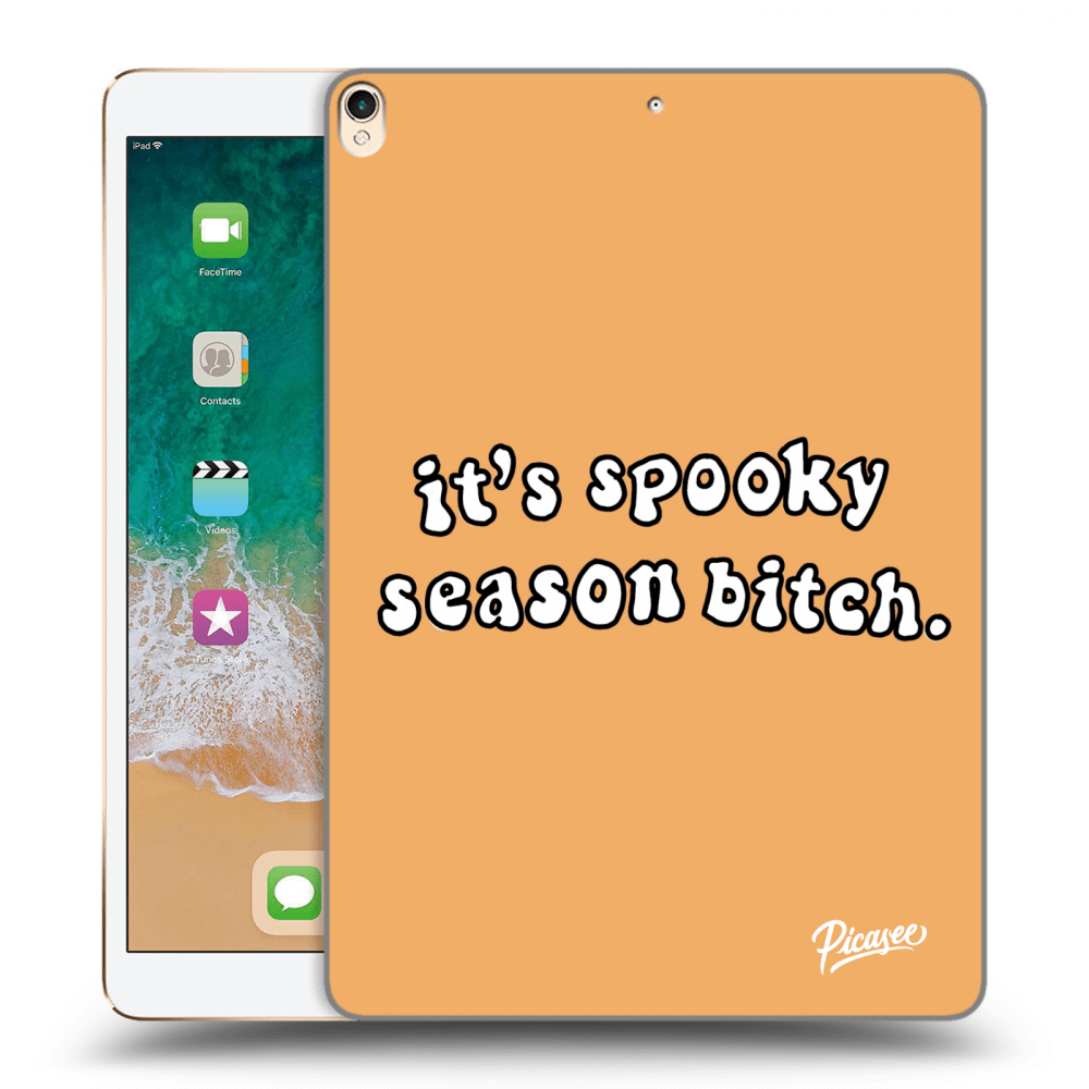 Picasee silikonski prozorni ovitek za Apple iPad Pro 10.5" 2017 (2. gen) - Spooky season