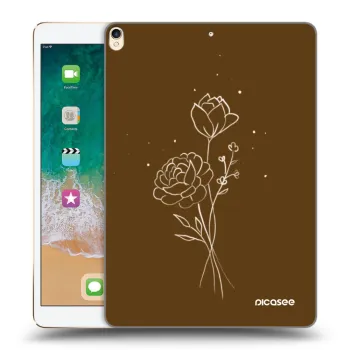 Ovitek za Apple iPad Pro 10.5" 2017 (2. gen) - Brown flowers