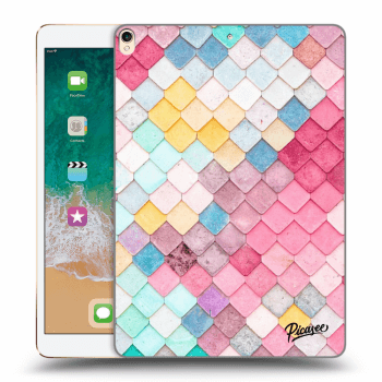 Picasee silikonski črni ovitek za Apple iPad Pro 10.5" 2017 (2. gen) - Colorful roof