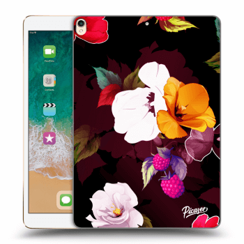Picasee silikonski prozorni ovitek za Apple iPad Pro 10.5" 2017 (2. gen) - Flowers and Berries