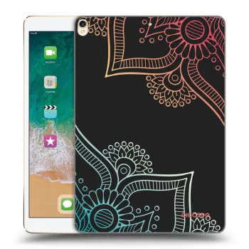 Picasee silikonski črni ovitek za Apple iPad Pro 10.5" 2017 (2. gen) - Flowers pattern