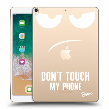 Picasee silikonski prozorni ovitek za Apple iPad Pro 10.5" 2017 (2. gen) - Don't Touch My Phone
