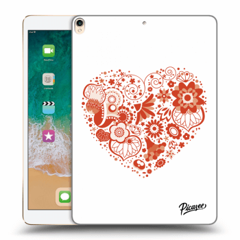 Picasee silikonski prozorni ovitek za Apple iPad Pro 10.5" 2017 (2. gen) - Big heart