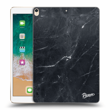 Picasee silikonski prozorni ovitek za Apple iPad Pro 10.5" 2017 (2. gen) - Black marble