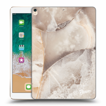 Picasee silikonski prozorni ovitek za Apple iPad Pro 10.5" 2017 (2. gen) - Cream marble