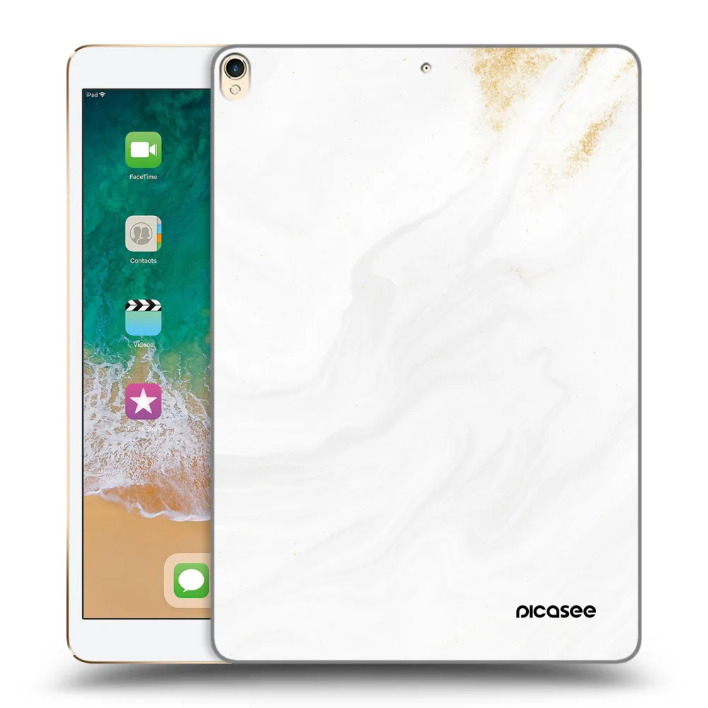 Picasee silikonski prozorni ovitek za Apple iPad Pro 10.5" 2017 (2. gen) - White