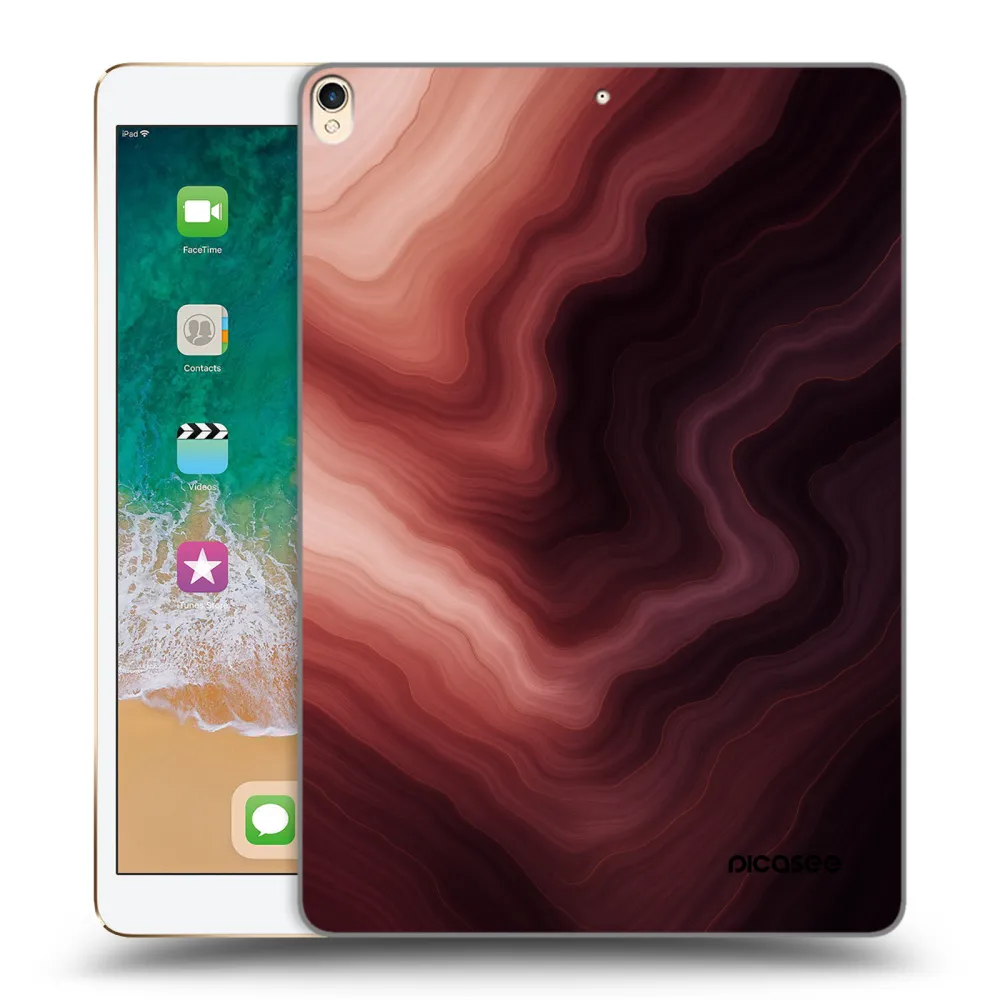 Picasee silikonski prozorni ovitek za Apple iPad Pro 10.5" 2017 (2. gen) - Rouge