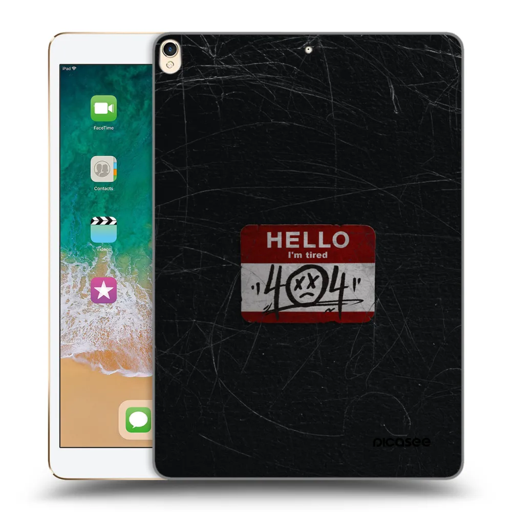 Picasee silikonski prozorni ovitek za Apple iPad Pro 10.5" 2017 (2. gen) - HELLO 404