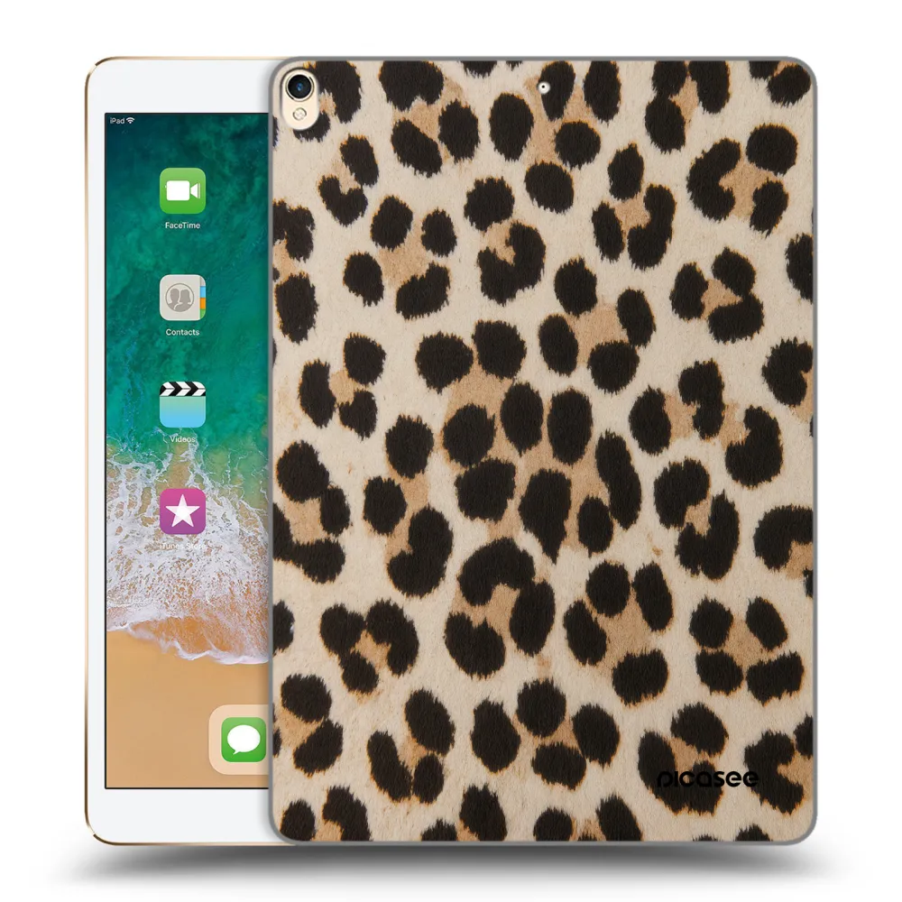 Picasee silikonski prozorni ovitek za Apple iPad Pro 10.5" 2017 (2. gen) - Brown Tiger