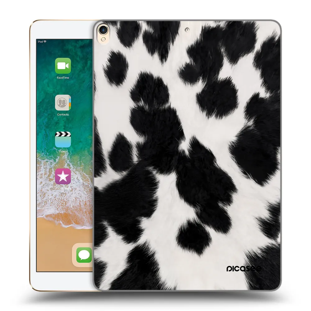 Picasee silikonski prozorni ovitek za Apple iPad Pro 10.5" 2017 (2. gen) - Black Moo