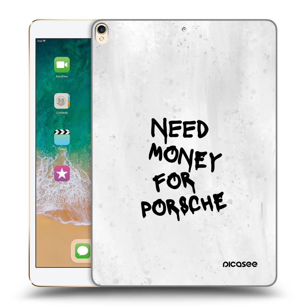 Picasee silikonski prozorni ovitek za Apple iPad Pro 10.5" 2017 (2. gen) - White Dollar