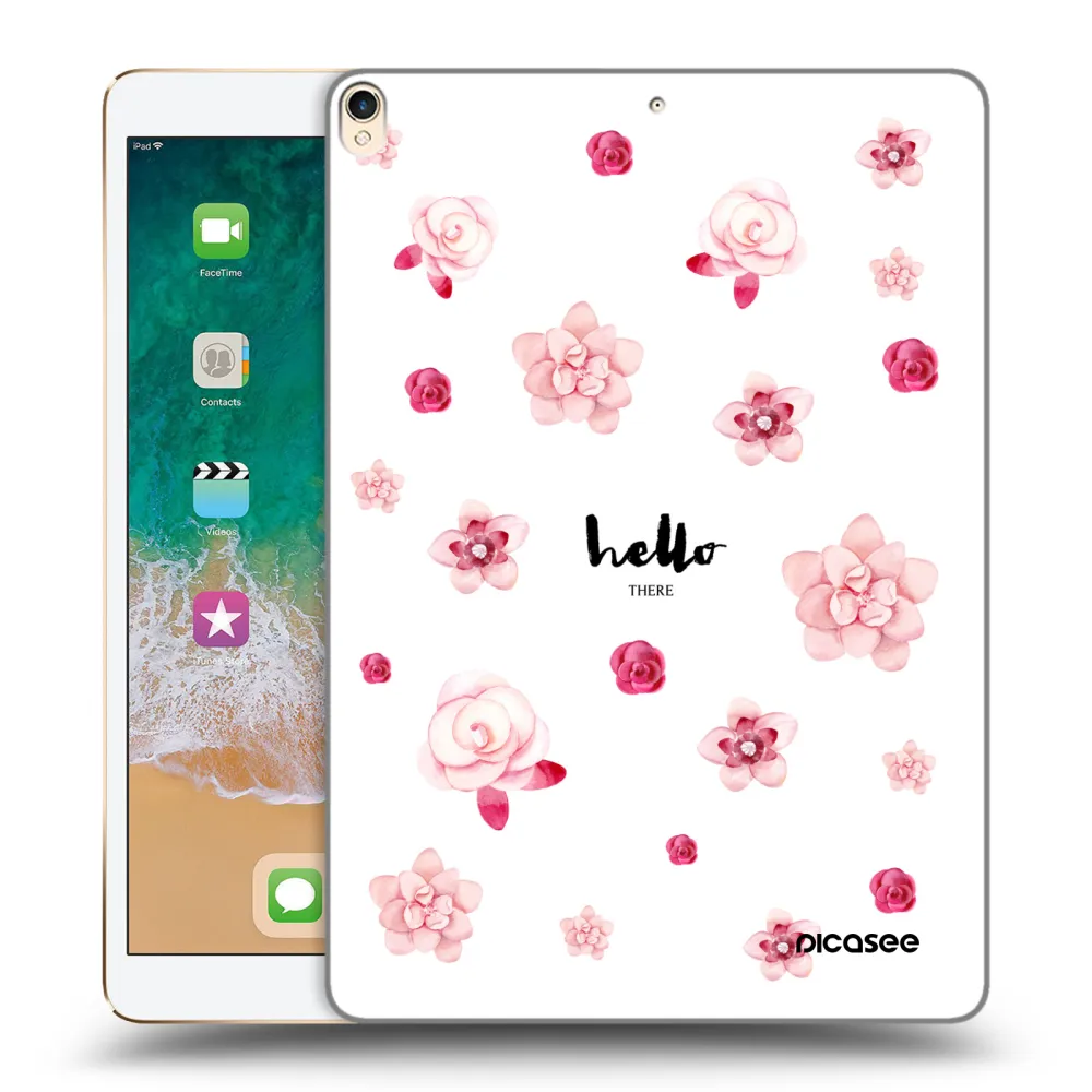 Picasee silikonski prozorni ovitek za Apple iPad Pro 10.5" 2017 (2. gen) - Hello there