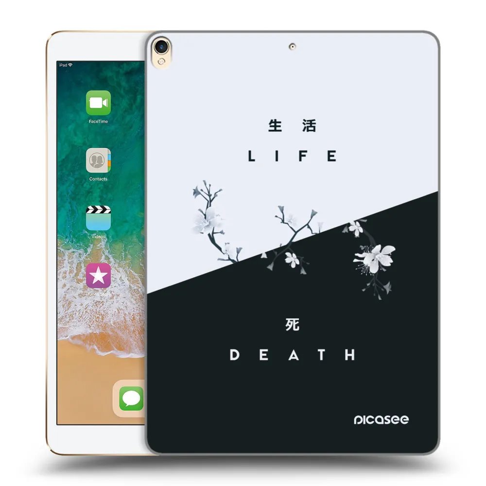 Picasee silikonski prozorni ovitek za Apple iPad Pro 10.5" 2017 (2. gen) - Life - Death