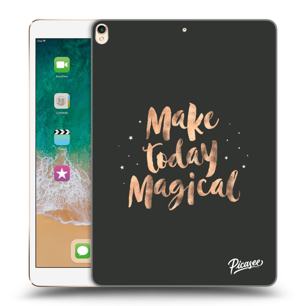 Picasee silikonski črni ovitek za Apple iPad Pro 10.5" 2017 (2. gen) - Make today Magical
