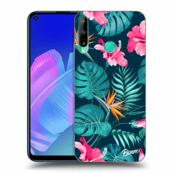 Ovitek za Huawei P40 Lite E - Pink Monstera