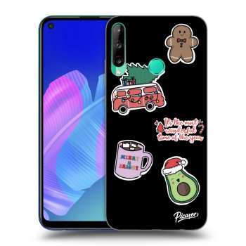 Ovitek za Huawei P40 Lite E - Christmas Stickers