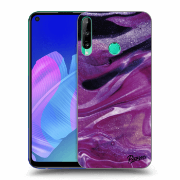 Ovitek za Huawei P40 Lite E - Purple glitter