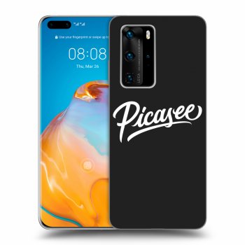 Picasee silikonski črni ovitek za Huawei P40 Pro - Picasee - White