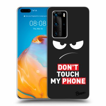 Ovitek za Huawei P40 Pro - Angry Eyes - Transparent