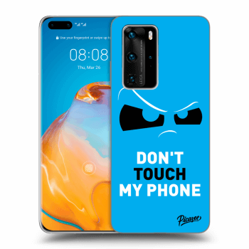 Ovitek za Huawei P40 Pro - Cloudy Eye - Blue