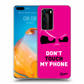 Ovitek za Huawei P40 Pro - Cloudy Eye - Pink
