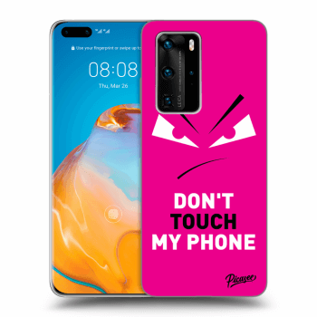 Ovitek za Huawei P40 Pro - Evil Eye - Pink