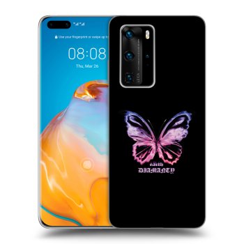 Ovitek za Huawei P40 Pro - Diamanty Purple