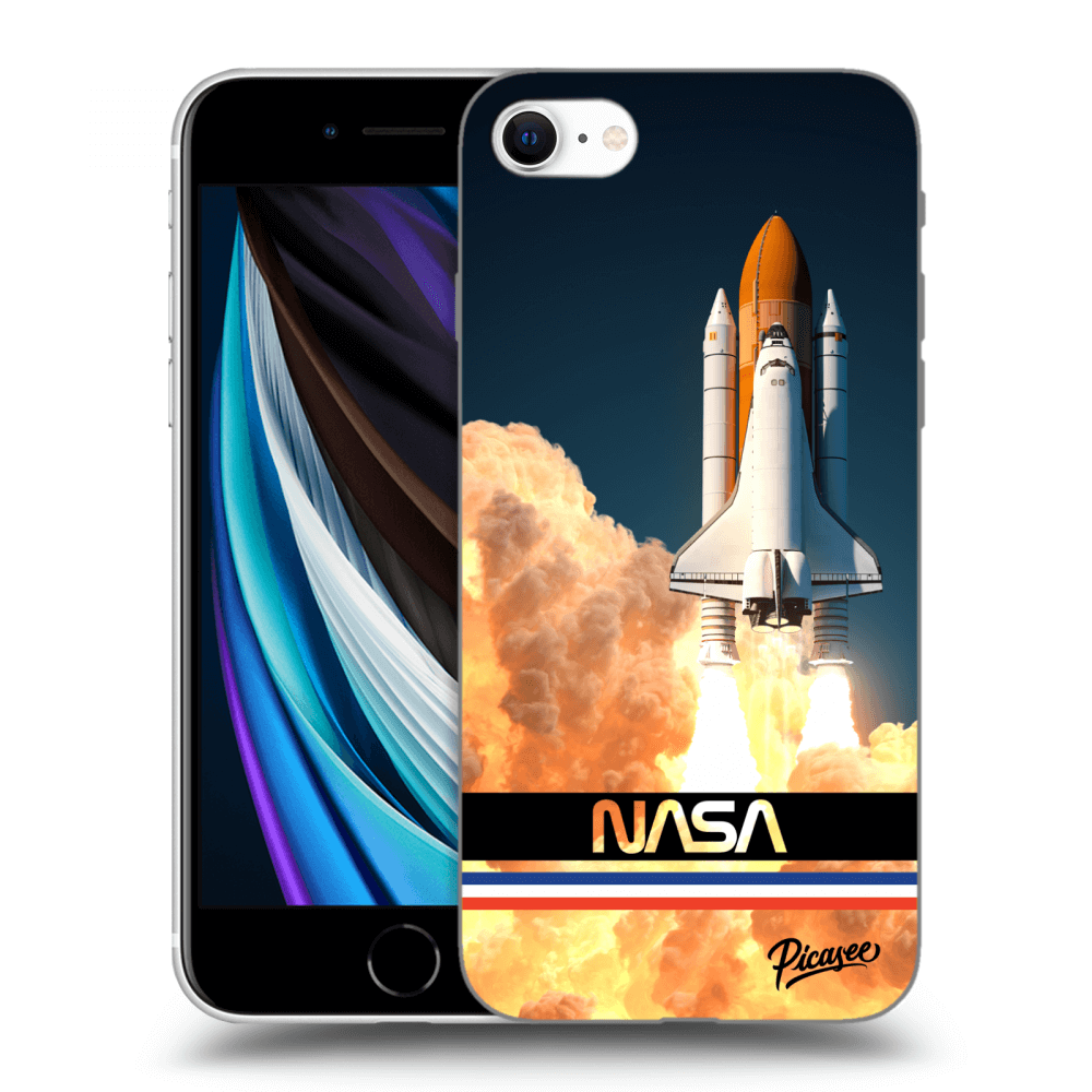 Picasee ULTIMATE CASE za Apple iPhone SE 2020 - Space Shuttle