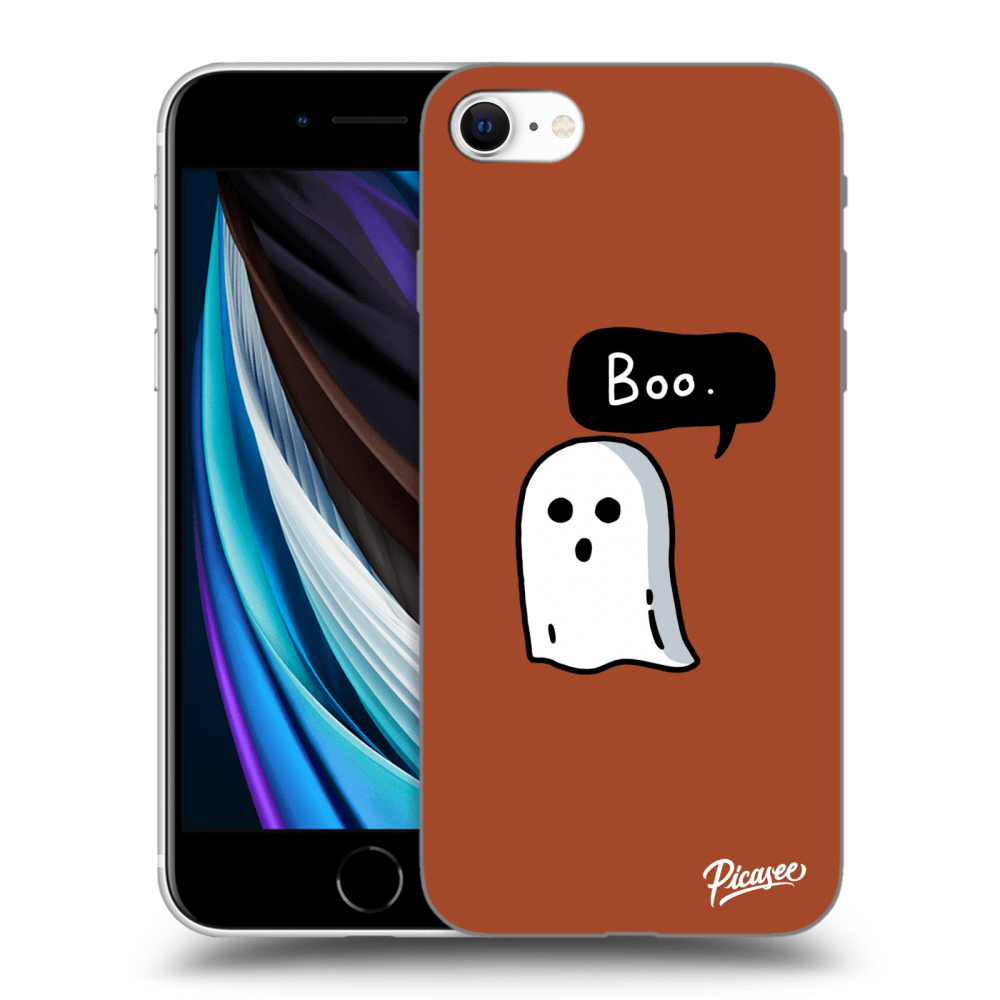 Silikonski črni Ovitek Za Apple IPhone SE 2020 - Boo