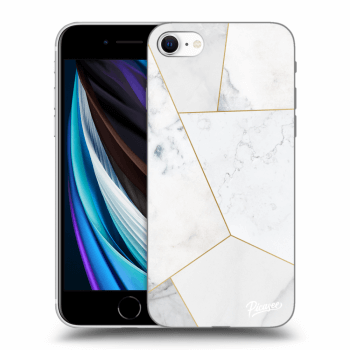 Ovitek za Apple iPhone SE 2020 - White tile