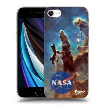 Picasee silikonski črni ovitek za Apple iPhone SE 2020 - Eagle Nebula
