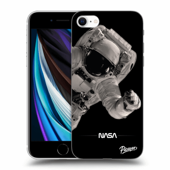 Picasee silikonski črni ovitek za Apple iPhone SE 2020 - Astronaut Big