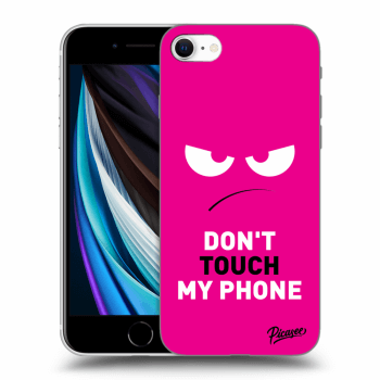 Ovitek za Apple iPhone SE 2020 - Angry Eyes - Pink
