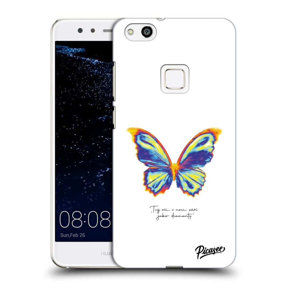 Picasee silikonski prozorni ovitek za Huawei P10 Lite - Diamanty White