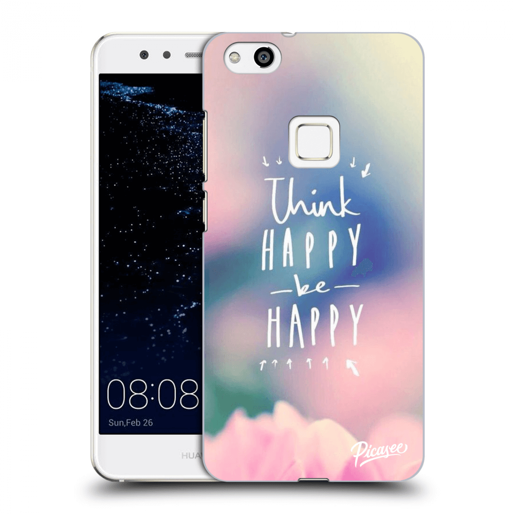 Picasee silikonski prozorni ovitek za Huawei P10 Lite - Think happy be happy