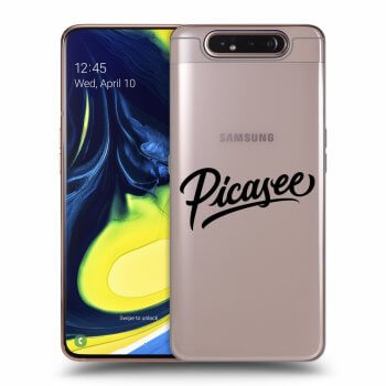 Picasee silikonski prozorni ovitek za Samsung Galaxy A80 A805F - Picasee - black