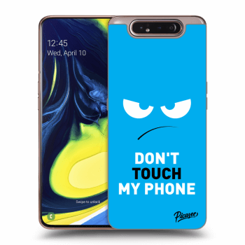 Ovitek za Samsung Galaxy A80 A805F - Angry Eyes - Blue