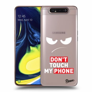 Ovitek za Samsung Galaxy A80 A805F - Angry Eyes - Transparent