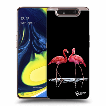 Ovitek za Samsung Galaxy A80 A805F - Flamingos couple