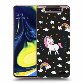 Ovitek za Samsung Galaxy A80 A805F - Unicorn star heaven